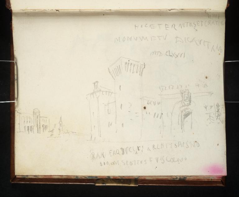 Joseph Mallord William Turner, ‘Study of an Italian Rocca’ 1820