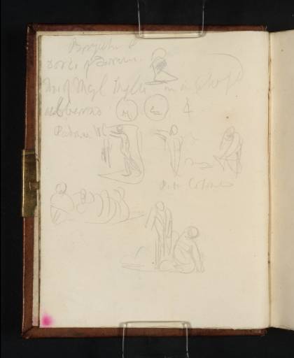 Joseph Mallord William Turner, ‘Sketches and Notes Relating to Paintings in the Galleria Borghese, Rome’ 1819