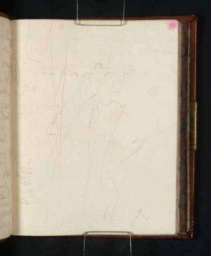 Joseph Mallord William Turner, ‘View of Avallon, France; and Sketch of the Bridge at ?Auxerre’ 1820