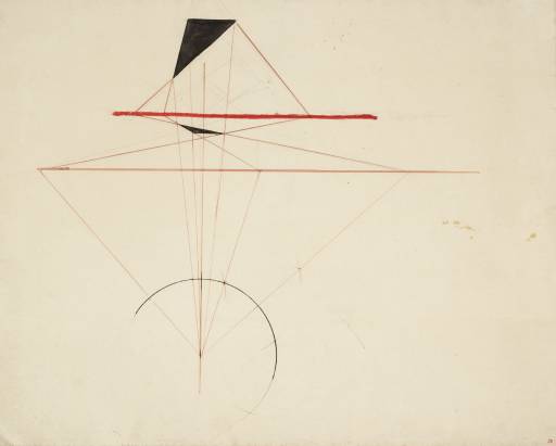 Joseph Mallord William Turner, ‘Lecture Diagram: Perspective Representation of a Triangle’ c.1810-28