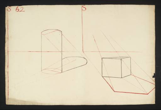 Joseph Mallord William Turner, ‘Lecture Diagram 62: Various Forms with Shadows’ c.1810