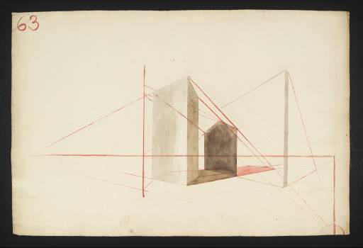 Joseph Mallord William Turner, ‘Lecture Diagram 63: Various Forms with Shadows’ c.1810