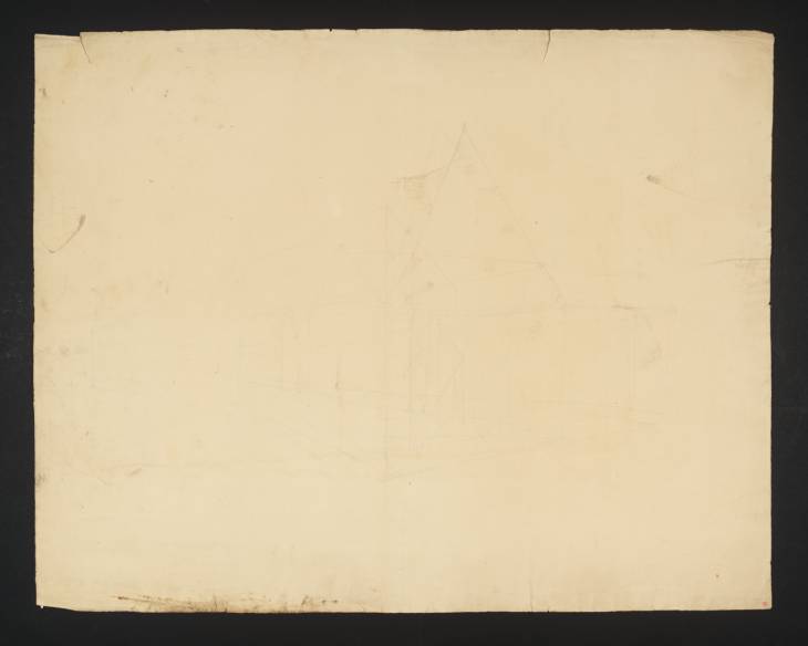 Joseph Mallord William Turner, ‘Perspective Drawing of a Building’ c.1810-28