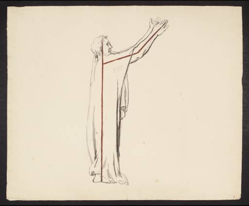 Joseph Mallord William Turner, ‘Lecture Diagram: Geometry of the Figure of St Paul in Raphael's 'St Paul Preaching at Athens'’ c.1812-28