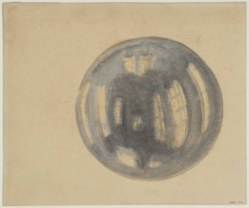 Joseph Mallord William Turner, ‘Lecture Diagram: Reflections in a Transparent Globe’ c.1810