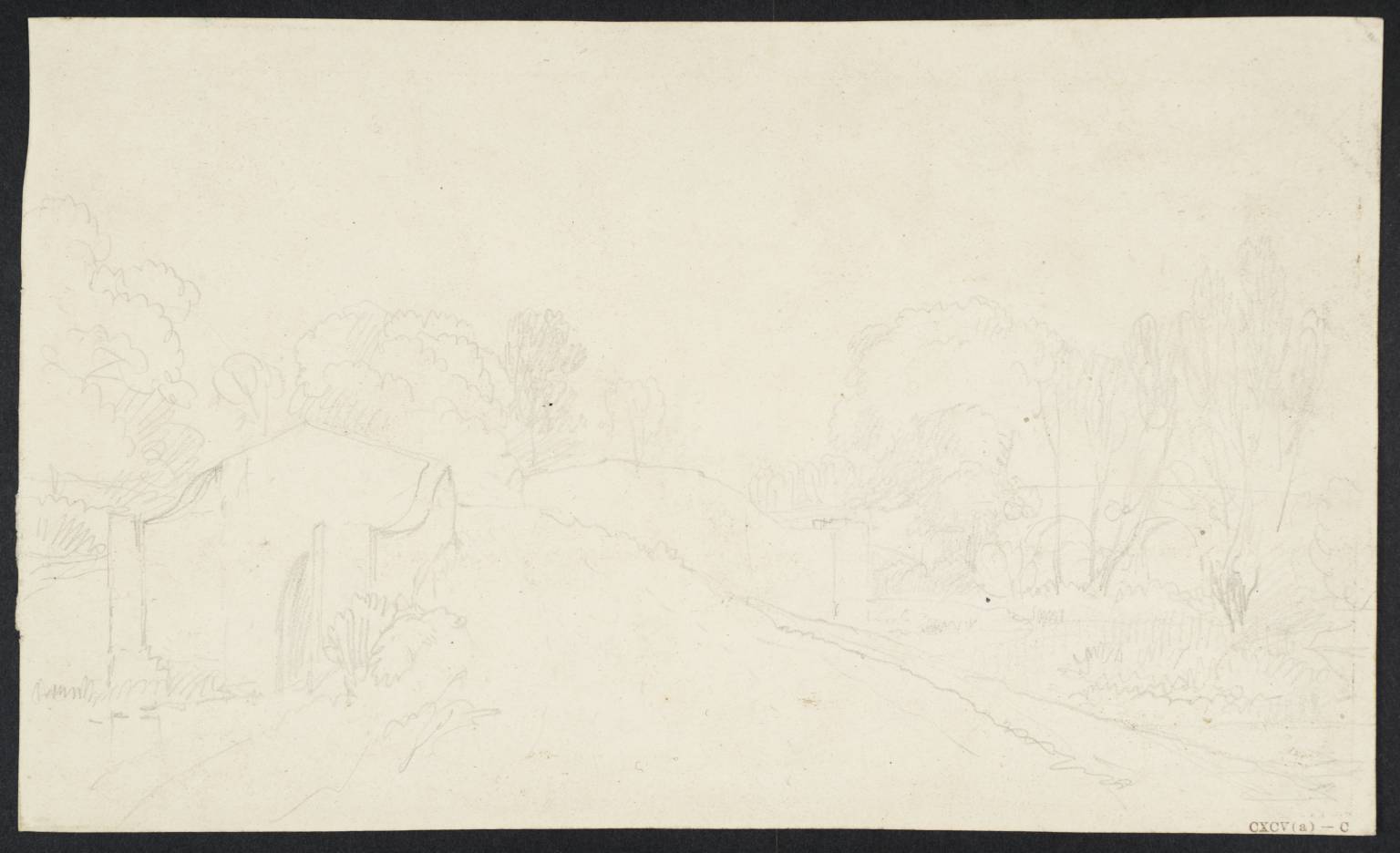 Road Leading over Bridge, with Trees and Another Bridge Beyond