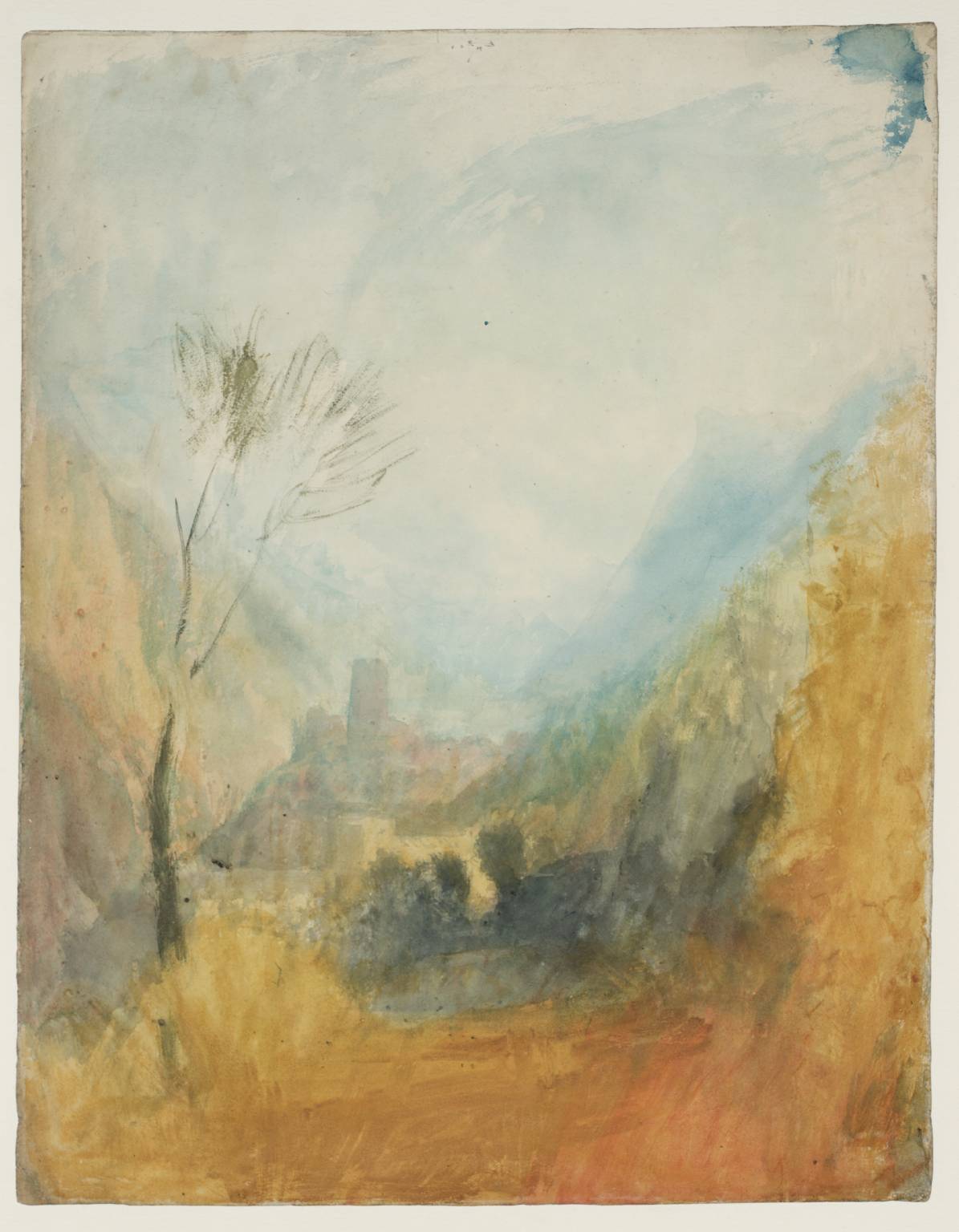 Castle in Middle Distance