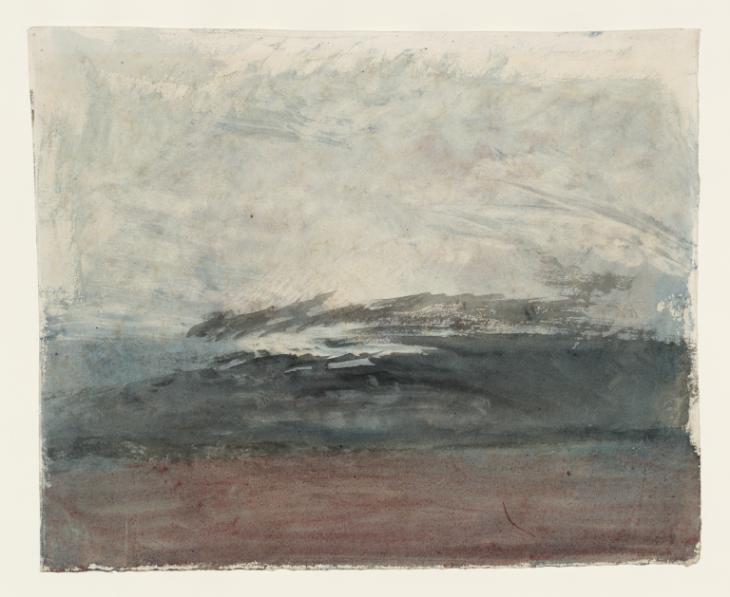 Joseph Mallord William Turner, ‘The Sea, ?with the Moon behind Clouds’ c.1823-6