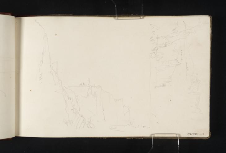 Joseph Mallord William Turner, ‘?The East Cliffs at Folkestone’ c.1821-2