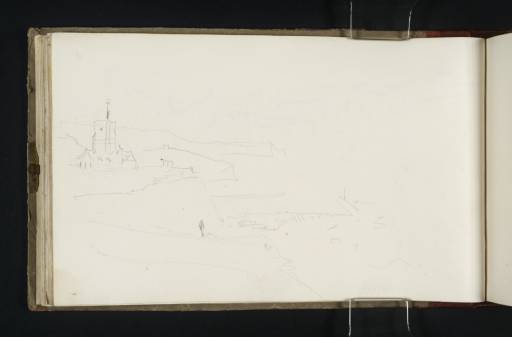 Joseph Mallord William Turner, ‘Folkestone Church and Harbour’ c.1821-2