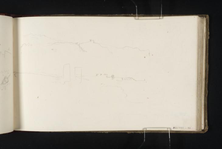 Joseph Mallord William Turner, ‘Line of Cliffs at Folkestone’ c.1821-2