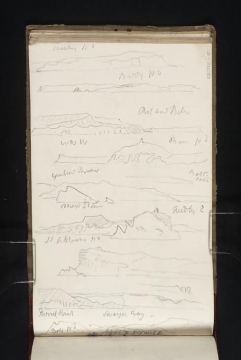 Joseph Mallord William Turner, ‘Headland Views along the South Coast of England’ c.1821-2