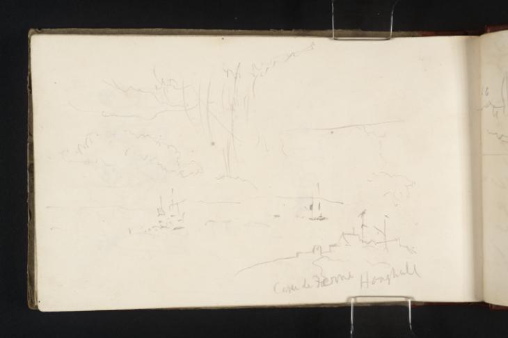 Joseph Mallord William Turner, ‘Capel-le-Ferne and Vessels at Sea’ c.1821-2