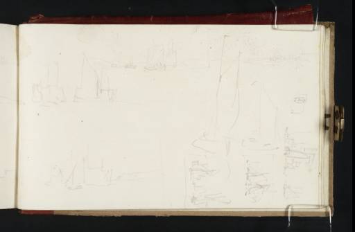 Joseph Mallord William Turner, ‘Groups of Ships’ c.1821