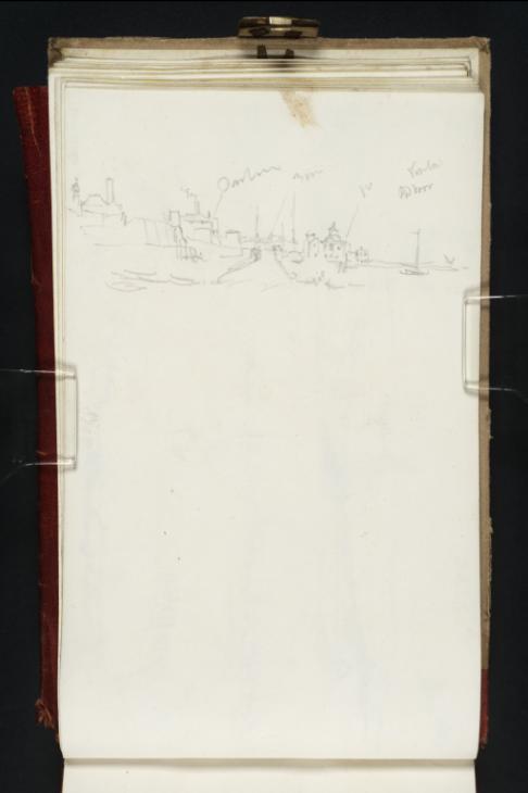 Joseph Mallord William Turner, ‘A Harbour Scene at Sheerness’ c.1821