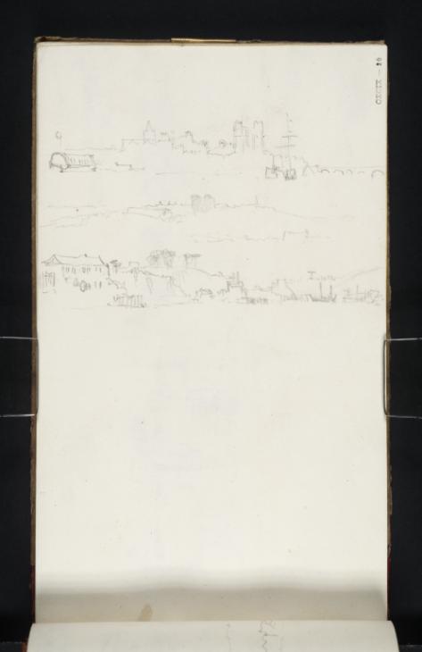 Joseph Mallord William Turner, ‘Three River Views at Rochester’ c.1821