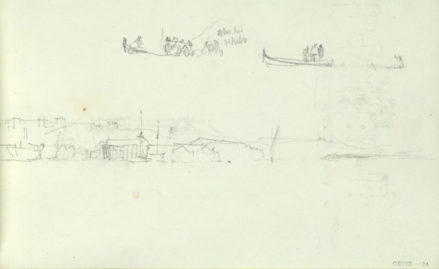 Boats, Etc., on the River off Chatham