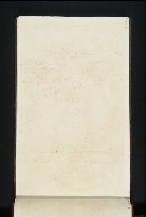 Joseph Mallord William Turner, ‘Memoranda of Sunrise; And a sketch of Spurn Point’ 1822