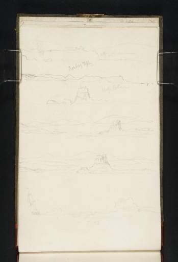 Joseph Mallord William Turner, ‘Holy Island; Whitby; Runswick Cliffs’ 1822