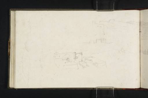 Joseph Mallord William Turner, ‘Foundation Stone of the National Monument, Calton Hill; and Sketches of the Firth of Forth’ 1822