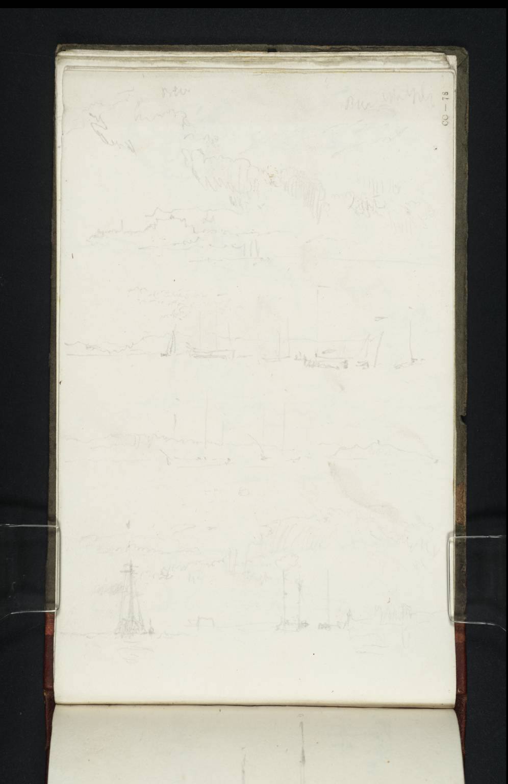Four Sketches of Shipping in Leith Roads