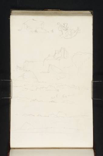 Joseph Mallord William Turner, ‘Sketches of Bass Rock, Tantallon Castle, North Berwick Law, and the Islands of Fidra, Craigleith and May’ 1822
