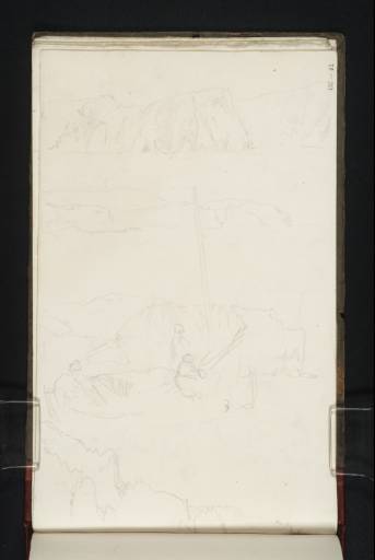 Joseph Mallord William Turner, ‘Sketches of Cliffs Around St Abbs’ 1822