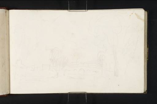 Joseph Mallord William Turner, ‘Landscape, with Bridge’ 1821-2