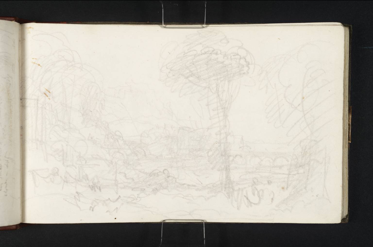 Variant Study of the Hillside of St Cloud, France with Classical Ruins