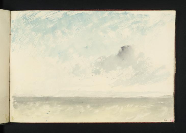 Joseph Mallord William Turner, ‘Seascape, with Land in Distance’ c.1822-3