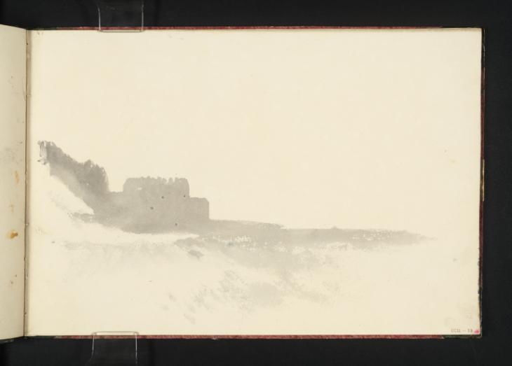 Joseph Mallord William Turner, ‘Castle on Sea Coast, possibly at Walmer’ c.1822-3