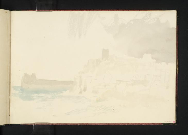 Joseph Mallord William Turner, ‘Coastal Scene, possibly Folkestone’ c.1822-3