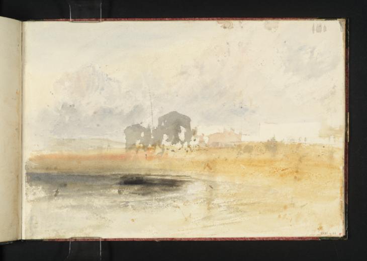 Joseph Mallord William Turner, ‘Beach with Buildings’ c.1822-3