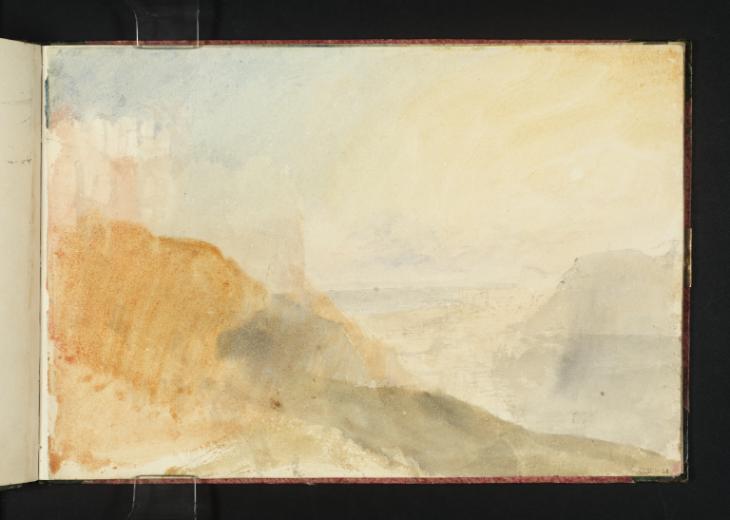 Joseph Mallord William Turner, ‘Dover from the Castle with Sea-View beyond’ c.1822-3
