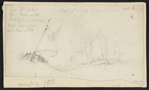 Joseph Mallord William Turner, ‘Study of a Boat’ c.1822