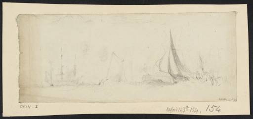 Joseph Mallord William Turner, ‘A Storm off the Coast: ?Study for 'Sheerness'’ c.1822-3