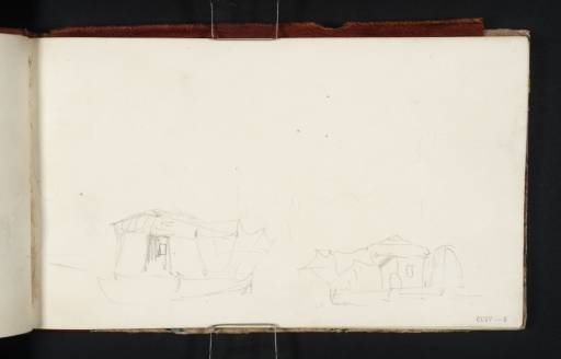 Joseph Mallord William Turner, ‘Barges or House Boats’ c.1823-4