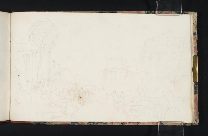 Joseph Mallord William Turner, ‘Study for a Classical Seaport Subject, Possibly 'Dido Directing the Equipment of the Fleet'’ c.1823-4