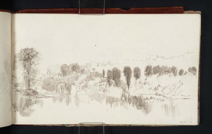 Joseph Mallord William Turner, ‘?Richmond Hill and Bridge from the River Thames’ c.1823-4