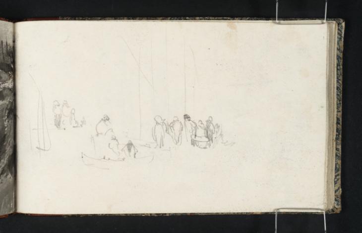 Joseph Mallord William Turner, ‘Figures and Boats off Billingsgate in the Pool of London’ ?1824