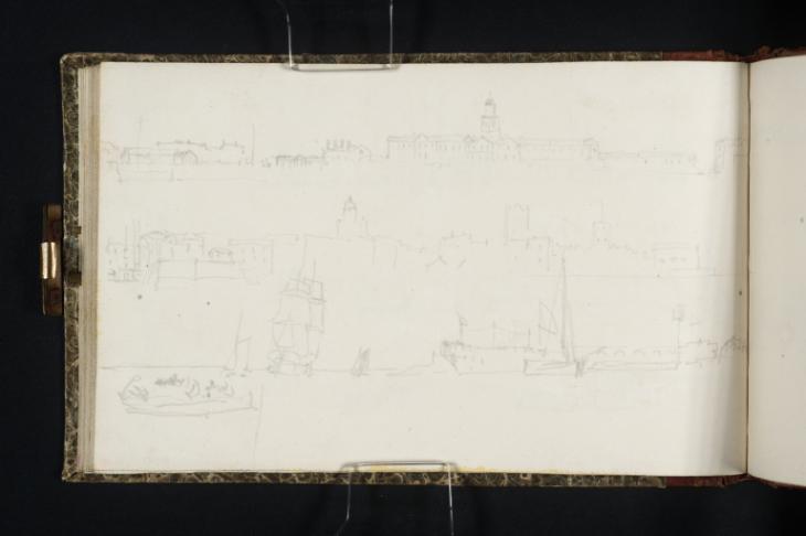 Joseph Mallord William Turner, ‘Portsmouth Harbour’ ?1824