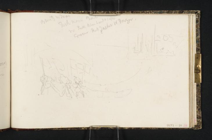 Joseph Mallord William Turner, ‘City Barges in the Lord Mayor's Day Pageant on the River Thames’ 1824