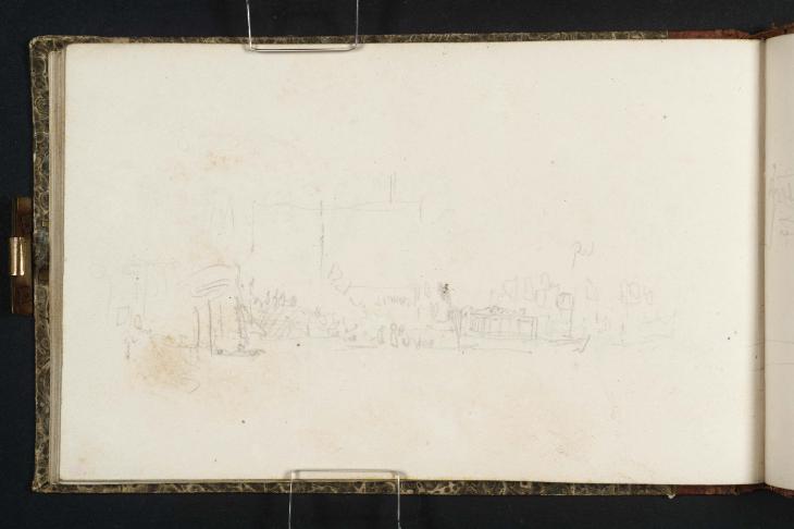 Joseph Mallord William Turner, ‘City Barges in the Lord Mayor's Day Pageant on the River Thames off the Palace of Westminster’ 1824