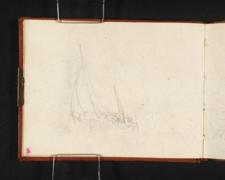 Joseph Mallord William Turner, ‘A Boat under Sail’ 1827