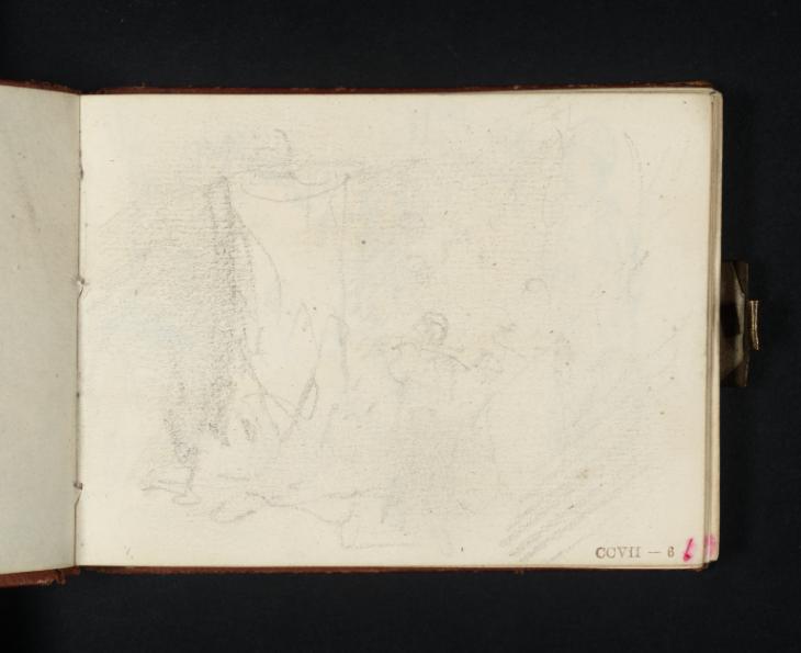 Joseph Mallord William Turner, ‘?Figures in an Interior’ 1827