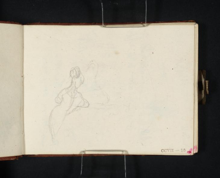 Joseph Mallord William Turner, ‘A Back View of a Woman Leaning on a Support’ 1827