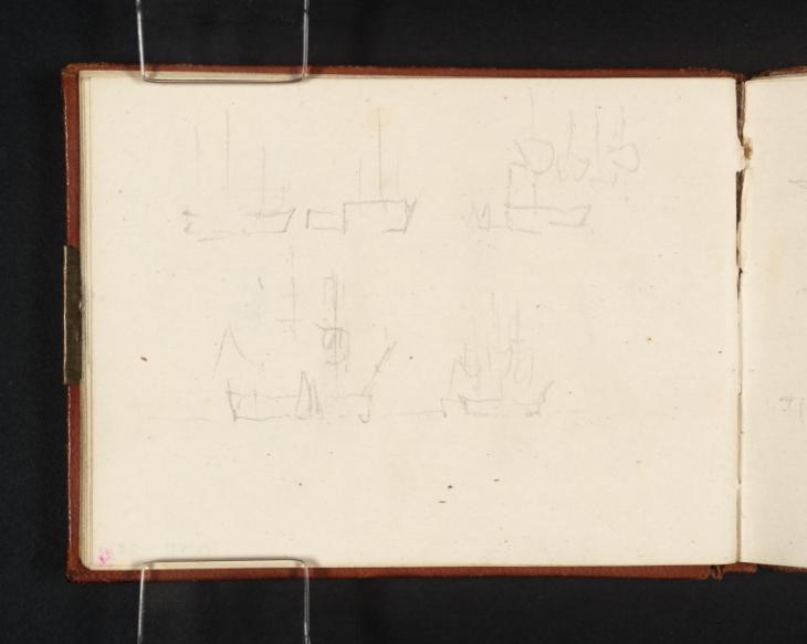 Joseph Mallord William Turner, ‘Ships at Anchor and Small Sailing Boats’ 1827