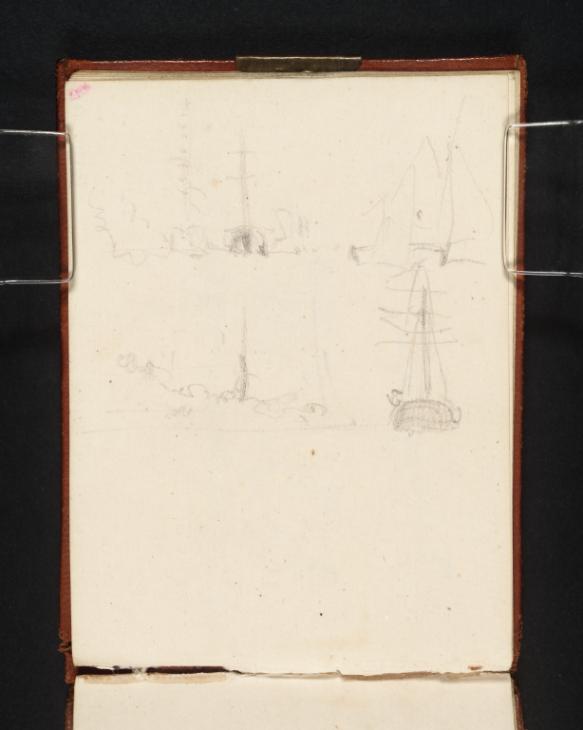 Joseph Mallord William Turner, ‘Ships at Anchor and a Sailing Boat’ 1827