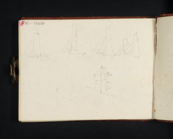 Joseph Mallord William Turner, ‘Boats Sailing; a Study of Masts and Flags’ 1827
