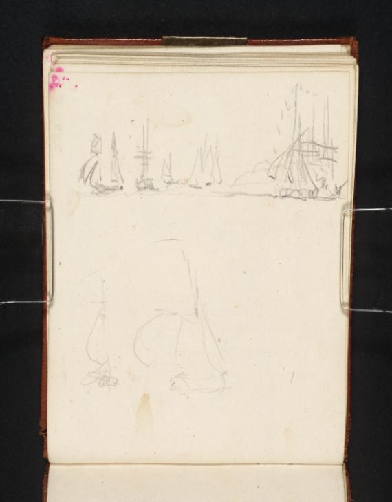 Joseph Mallord William Turner, ‘Yachts Passing Anchored Ships’ 1827